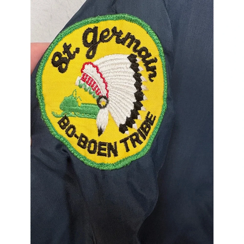 VTG 70s OshKosh Sportswear Snowmobile Suit Large Evinrude Patch Boen St Germain